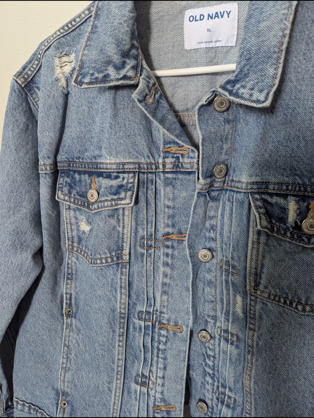 Old Navy Light Blue Denim Jacket - Picture 3 of 3